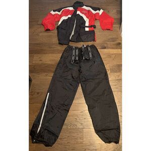 Teknic Waterproof Motorcycle Reflective‎ Rain suit Jacket & Pants XXXL